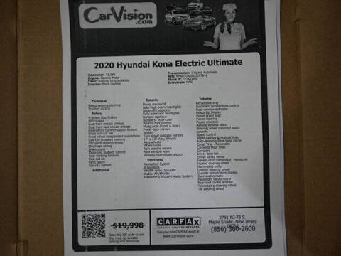 2020 Hyundai Kona Electric Ultimate