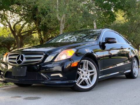 2011 Mercedes-Benz E-Class for sale at HIGH PERFORMANCE MOTORS in Hollywood FL