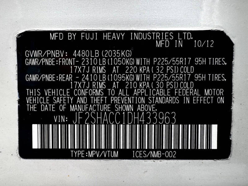 2013 Subaru Forester 2.5X Premium