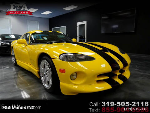 2001 Dodge Viper for sale at E&A Motors in Waterloo IA