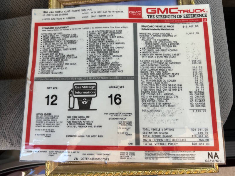 1995 GMC Sierra 1500