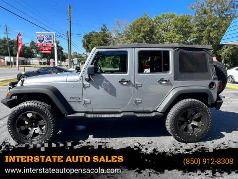 2018 Jeep Wrangler JK Unlimited for sale at INTERSTATE AUTO SALES in Pensacola FL