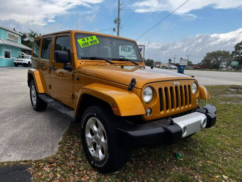 2014 Jeep Wrangler Unlimited for sale at Palm Bay Motors in Palm Bay FL