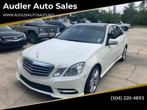 2012 Mercedes-Benz E-Class for sale at Audler Auto Sales in Slidell LA
