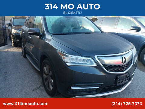 2014 Acura MDX for sale at 314 MO AUTO in Wentzville MO