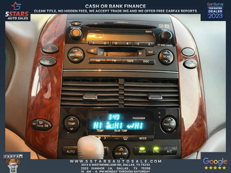 2004 Toyota Sienna XLE Limited 7 Passenger