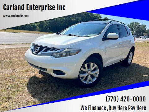 2012 Nissan Murano for sale at Carland Enterprise Inc in Marietta GA