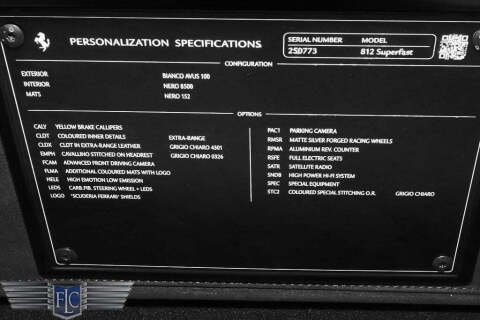 2020 Ferrari 812 Superfast