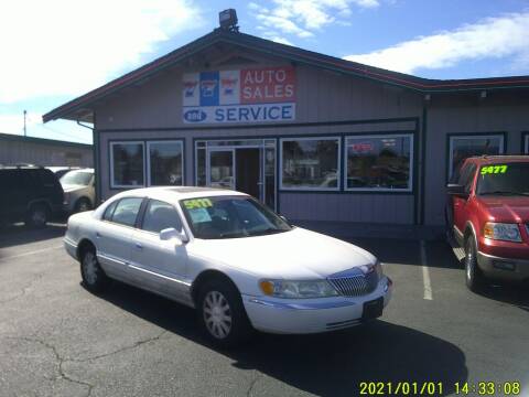 2002 Lincoln Continental for sale at 777 Auto Sales and Service in Tacoma WA