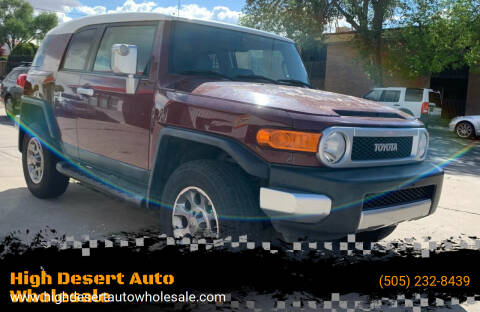2011 Toyota FJ Cruiser for sale at High Desert Auto Wholesale in Albuquerque NM