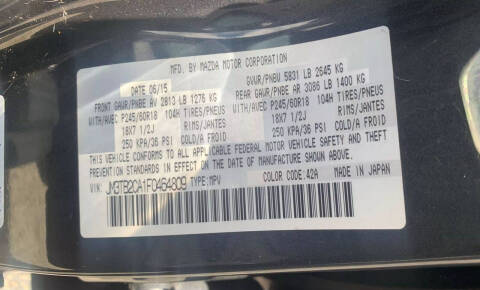 2015 Mazda CX-9 Touring