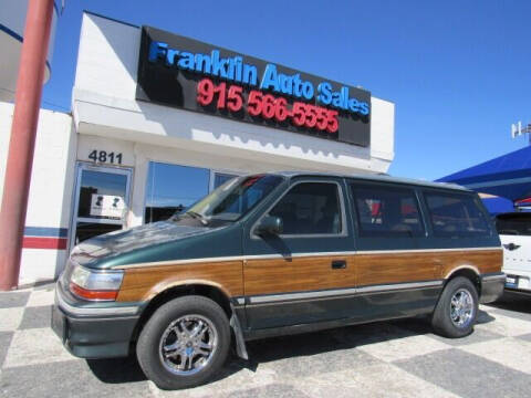 1993 Chrysler Town and Country for sale at Franklin Auto Sales in El Paso TX