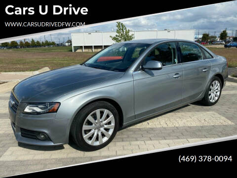 2010 Audi A4 for sale at CarsUDrive in Dallas TX