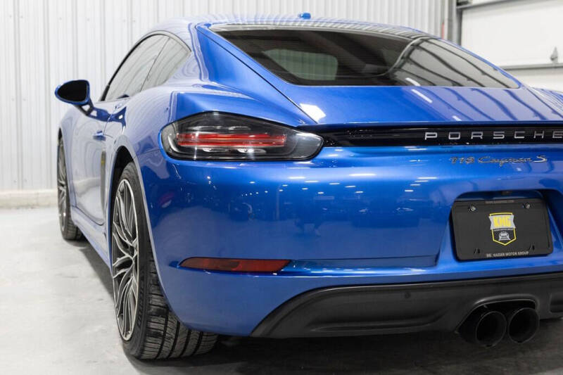 2018 Porsche 718 Cayman S
