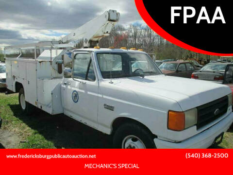 1987 Ford F-350 for sale at FPAA in Fredericksburg VA