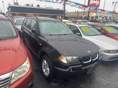 2004 BMW X3 for sale at American Dream Motors in Everett WA