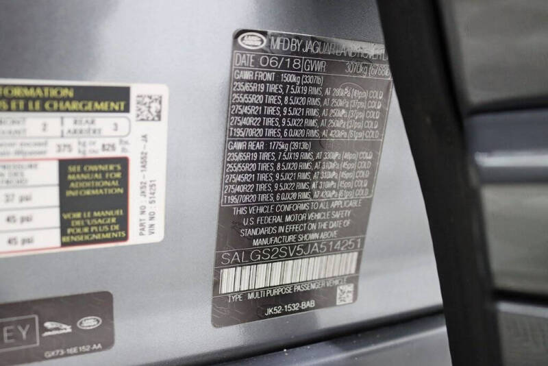 2018 Land Rover Range Rover HSE