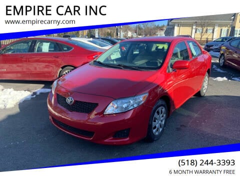 2009 Toyota Corolla for sale at EMPIRE CAR INC in Troy NY