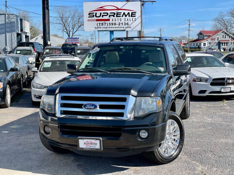 2013 Ford Expedition EL for sale at Supreme Auto Sales in Chesapeake VA