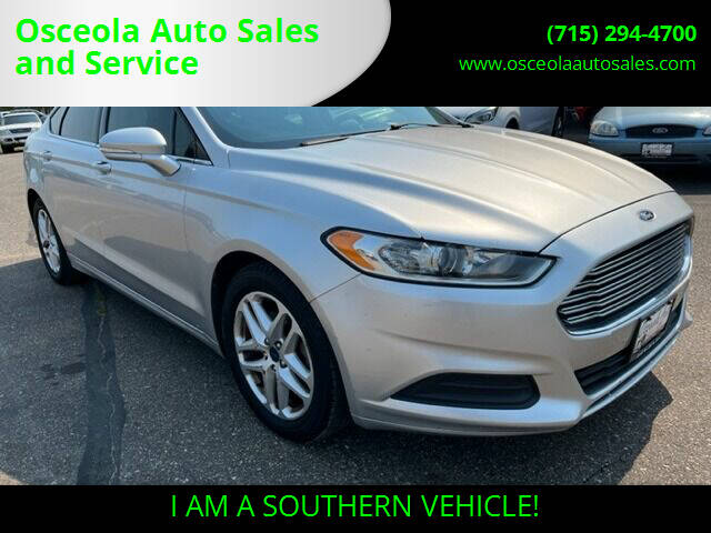 2014 Ford Fusion for sale at Osceola Auto Sales and Service in Osceola WI