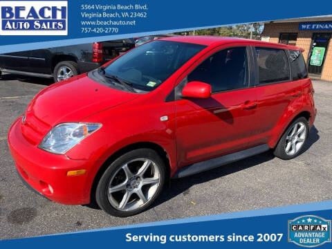 2005 Scion xA for sale at Beach Auto Sales in Virginia Beach VA