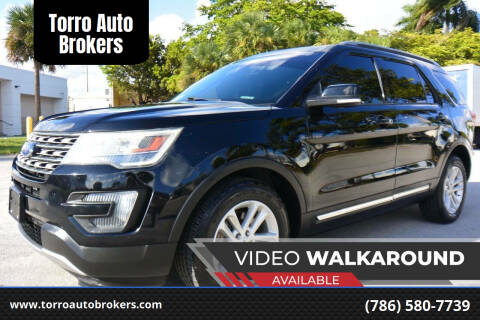 2016 Ford Explorer for sale at Torro Auto Brokers in Miami FL