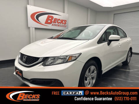 2015 Honda Civic for sale at Becks Auto Group in Mason OH