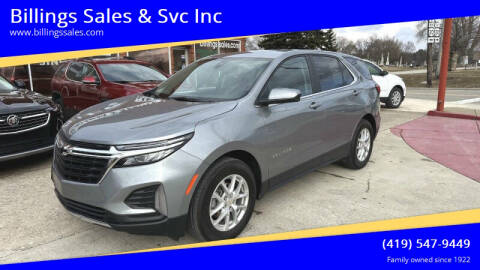 2023 Chevrolet Equinox for sale at Billings Sales & Svc Inc in Clyde OH