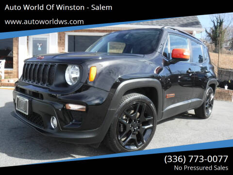 2020 Jeep Renegade for sale at Auto World Of Winston - Salem in Winston Salem NC