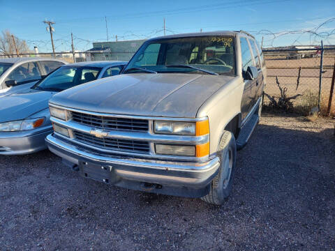 1999 Chevrolet Tahoe for sale at PYRAMID MOTORS in Pueblo CO