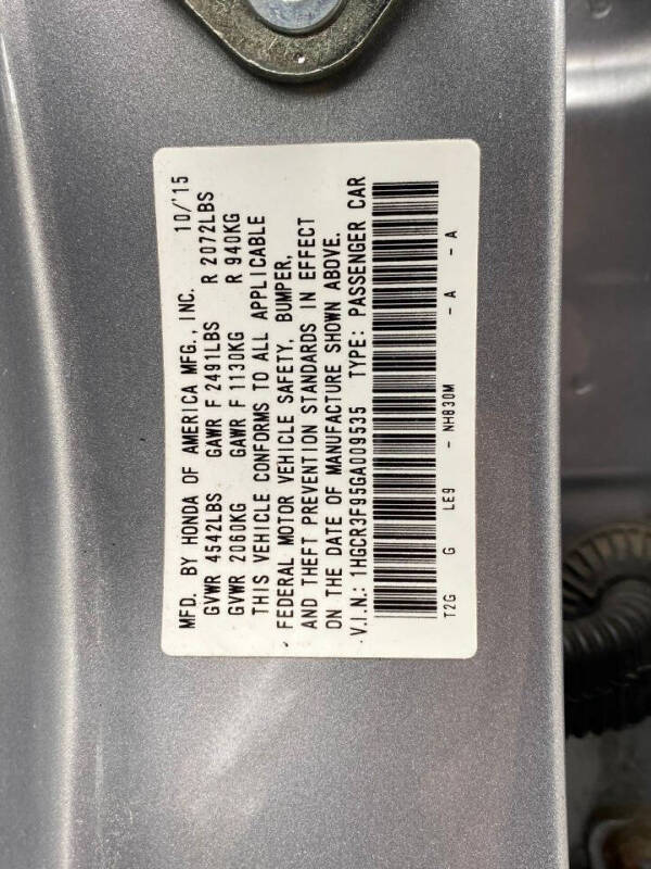 2016 Honda Accord Touring