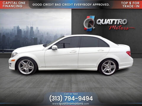 2014 Mercedes-Benz C-Class for sale at Quattro Motors in Redford MI