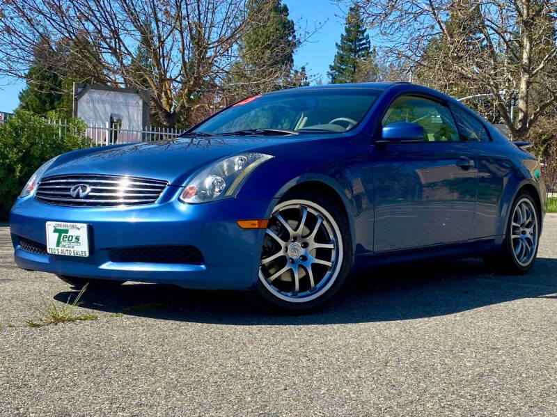 2005 Infiniti G35 for sale at Teo's Auto Sales in Turlock CA