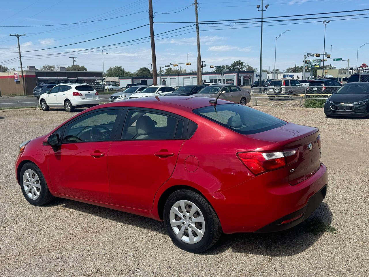 2014 Kia Rio for sale at LEAF AUTO SALE LLC in Lubbock, TX