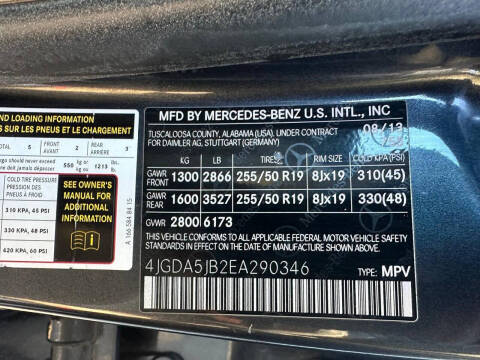 2014 Mercedes-Benz M-Class ML 350