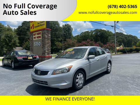 2009 Honda Accord for sale at No Full Coverage Auto Sales in Austell GA