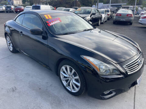 2011 Infiniti G37 Convertible for sale at 1 NATION AUTO GROUP in Vista CA