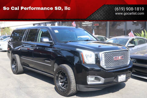 2015 GMC Yukon XL for sale at So Cal Performance SD, llc in San Diego CA