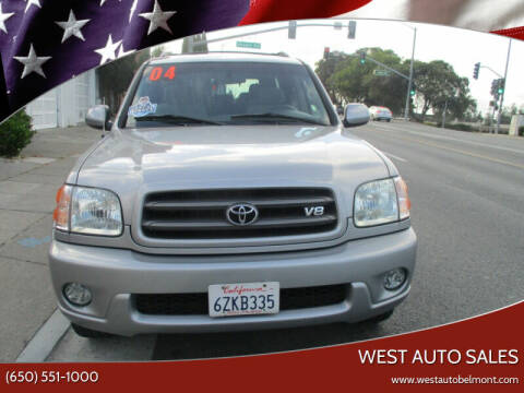 2004 Toyota Sequoia for sale at West Auto Sales in Belmont CA
