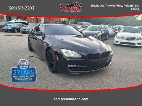 2012 BMW 6 Series for sale at Complete Auto Center , Inc in Raleigh NC