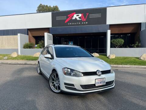 2016 Volkswagen Golf SportWagen for sale at ZRV AUTO INC in Brea CA