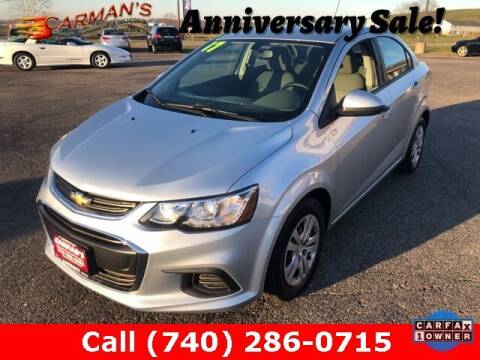 2017 Chevrolet Sonic for sale at Carmans Used Cars & Trucks in Jackson OH