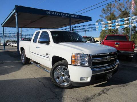 2011 Chevrolet Silverado 1500 for sale at Quality Investments in Tyler TX
