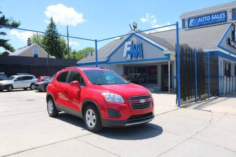 2015 Chevrolet Trax for sale at F & M AUTO SALES in Detroit MI