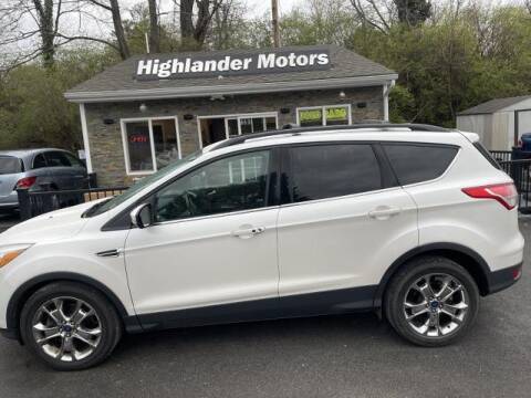2013 Ford Escape for sale at Highlander Motors in Radford VA