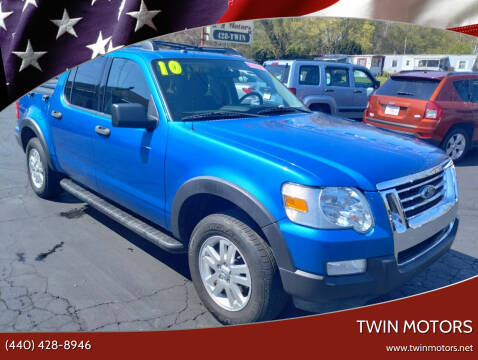 2010 Ford Explorer Sport Trac for sale at TWIN MOTORS in Madison OH