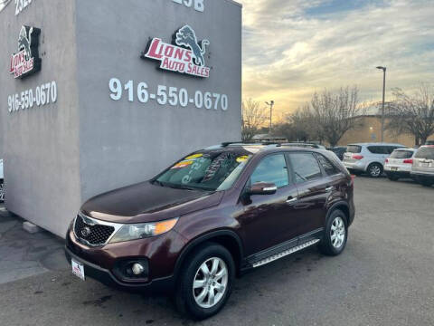 2012 Kia Sorento for sale at LIONS AUTO SALES in Sacramento CA