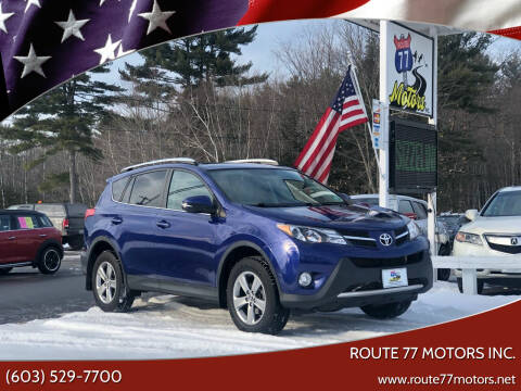 2015 Toyota RAV4 for sale at Route 77 Motors Inc. in Weare NH