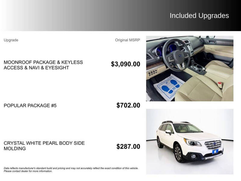 2016 Subaru Outback 2.5i Limited