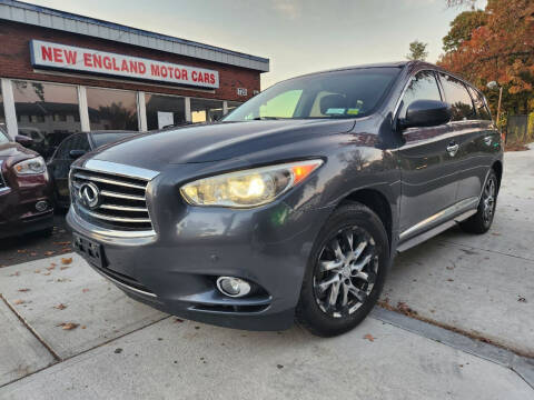 2013 Infiniti JX35 for sale at New England Motor Cars in Springfield MA